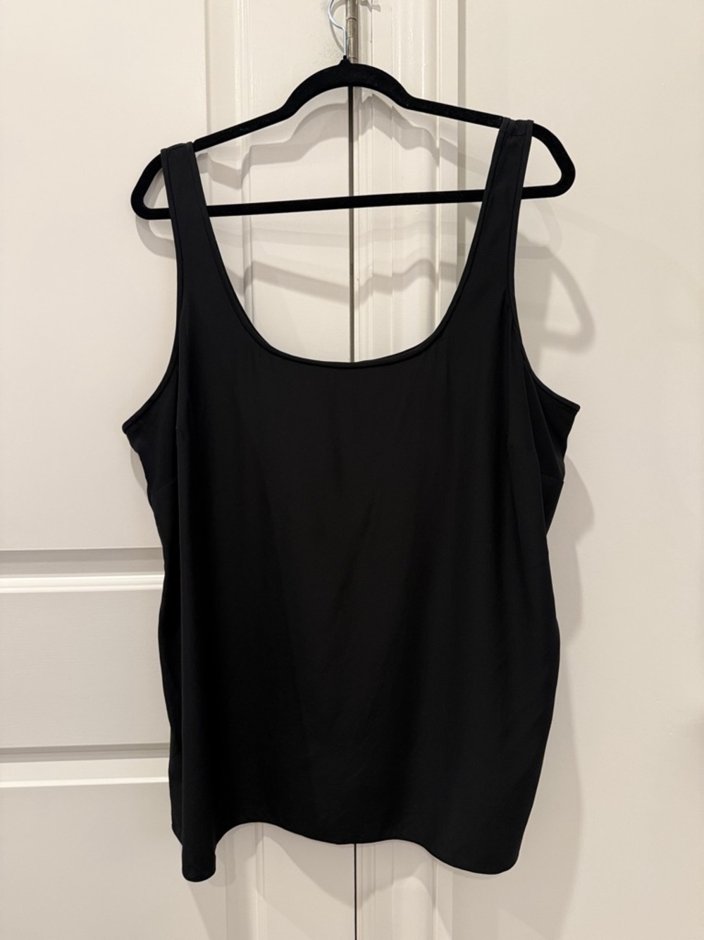 Banana Republic Essential Silk Tank XXL Black